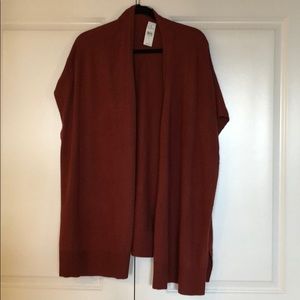 NWT Open Cardigan w/ Short Sleeve